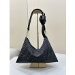 Borsa a tracolla Hobo Fendi Fendigraphy Nero