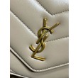Borse Replica a tracolla mini Loulou YSL Saint Laurent Beige