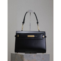 Borsa a tracolla YSL Saint Laurent Manhattan Nera