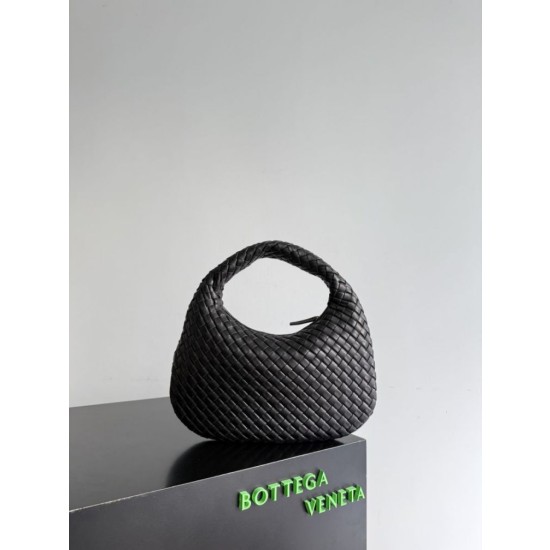 Borsa Hobo Veneta piccola/media di Bottega Veneta Nero