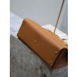 Borsa shopper YSL Saint Laurent Manhattan Nano marrone