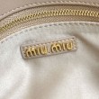 Borsa tote Miu Miu in pelle nappa trapuntata marrone