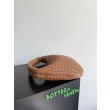Borse Imitazioni Hobo Veneta piccola/media di Bottega Veneta Marrone