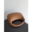 Borse Imitazioni Hobo Veneta piccola/media di Bottega Veneta Marrone