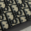 Pochette Borse Dior Bow Dior jacquard Oblique con motivo blu Pochette Borse Dior Bow Dior jacquard Oblique con motivo blu