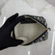 Pochette Borse Dior Bow Dior jacquard Oblique con motivo blu Pochette Borse Dior Bow Dior jacquard Oblique con motivo blu