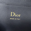 Pochette Borse Dior Bow Dior jacquard Oblique con motivo blu Pochette Borse Dior Bow Dior jacquard Oblique con motivo blu
