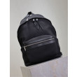 Zaino YSL Saint Laurent City tela con finiture pelle nero