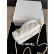 Borse Replica Chanel Classic Vanity con catena A96186 bianca