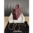 Replica Perfetta Chanel Classic Vanity con catena A96186 Borgogna