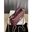 Replica Perfetta Chanel Classic Vanity con catena A96186 Borgogna