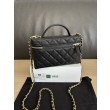 Borse Imitazioni Chanel Classic Vanity con catena A96186 Nero
