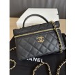 Borse Imitazioni Chanel Classic Vanity con catena A96186 Nero