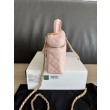 Borsa Chanel Classic Vanity con catena A96186 Rosa