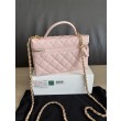 Borsa Chanel Classic Vanity con catena A96186 Rosa