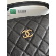 Borse hobo Chanel 25A Caviar Lunch Box Nero