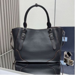 Replica di lusso Borse Firmate tote grande Prada 1BG602 Nero Imitazioni Cloni Borse Firmate Replica tote grande Prada 1BG602 Nero firmate