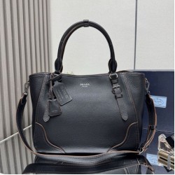 Cloni Borse Firmate Replica tote grande Prada 1BG602 Nero firmate