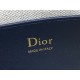 Cloni Pochette Dior Oblique Bow con catena Blu firmate