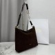 Replica di lusso Borsa a tracolla Media Dior Diorly pelle scamosciata cioccolato Imitazioni Cloni Borsa a tracolla Media Dior Diorly pelle scamosciata cioccolato firmate