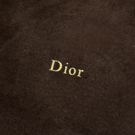 Replica di lusso Borsa a tracolla Media Dior Diorly pelle scamosciata cioccolato Imitazioni Cloni Borsa a tracolla Media Dior Diorly pelle scamosciata cioccolato firmate