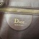 Replica di lusso Borsa a tracolla Media Dior Diorly pelle scamosciata cioccolato Imitazioni Cloni Borsa a tracolla Media Dior Diorly pelle scamosciata cioccolato firmate