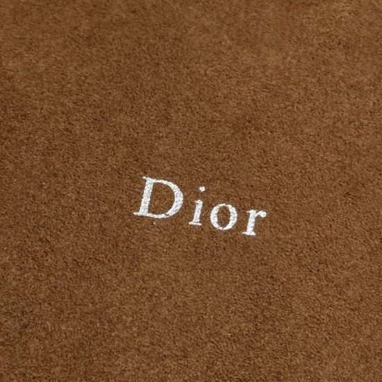 Cloni Borsa a tracolla Media Dior Diorly pelle scamosciata Marrone firmate