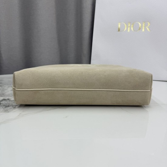 Cloni Borsa a tracolla Media Dior Diorly pelle scamosciata Albicocca firmate