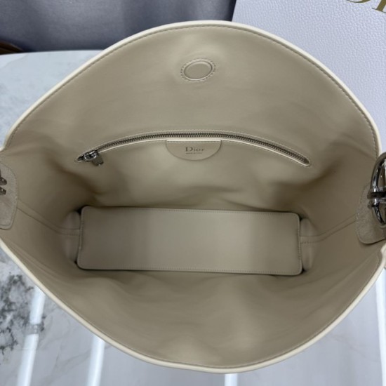 Cloni Borsa a tracolla Media Dior Diorly pelle scamosciata Albicocca firmate