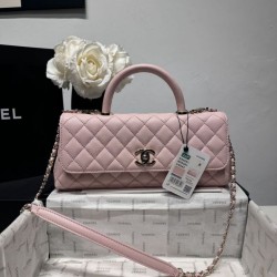 Cloni Borse Chanel 26P piccola con manico Coco AS6091 Rosa firmate
