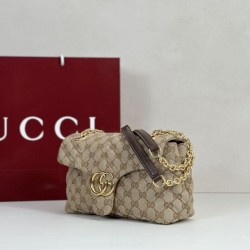 Bora Pari all'originale replica a tracolla piccola Gucci GG Marmont 855391 Marrone Bora Pari all'originale replica a tracolla piccola Gucci GG Marmont 855391 Marrone