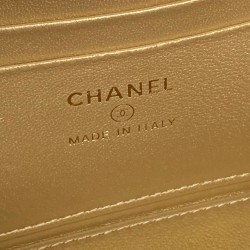 Beauty case piccolo Chanel con tracolla a catena Ap3940 Nero