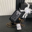 Beauty case piccolo Chanel con tracolla a catena Ap3940 Nero