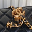 Beauty case piccolo Chanel con tracolla a catena Ap3940 Nero