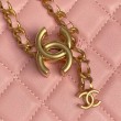 Beauty case piccolo Chanel con tracolla a catena Ap3940 Rosa