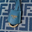 Borsa a mano media Fendi By The Way morbida blu