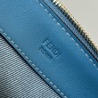 Borsa a mano media Fendi By The Way morbida blu