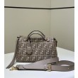 Borsa a mano media Fendi By The Way morbida marrone