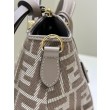 Borsa a mano media Fendi By The Way morbida marrone