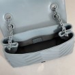 Borsa a tracolla piccola Gucci GG Marmont 855391 Blu
