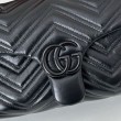 Borse Firmate Replica a tracolla piccola Gucci GG Marmont 855391 Nero