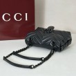Borse Firmate Replica a tracolla piccola Gucci GG Marmont 855391 Nero
