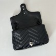 Borse Firmate Replica a tracolla piccola Gucci GG Marmont 855391 Nero