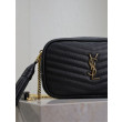 Borsa a tracolla Trapuntato Lou Mini YSL Saint Laurent Nero