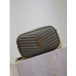 Borsa a tracolla Trapuntato Lou Mini YSL Saint Laurent Verde Borsa a tracolla Trapuntato Lou Mini YSL Saint Laurent Verde