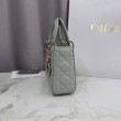 Borsa Dior Lady Dior Mini Cannage Verde