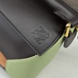 Qualità superiore replica Piccola Loewe Puzzle Edge in pelle/camoscio multicolore