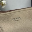 Bora Pari all'originale replica tote grande Prada 1BG602 Beige