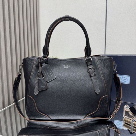 Borse Firmate Replica tote grande Prada 1BG602 Nero
