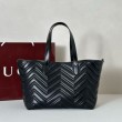 Borsa tote media Gucci 855279 GG Marmont Nero